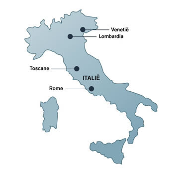 Vanwege de langgerekte vorm wordt Italië ook wel de laars genoemd.